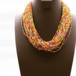 Bohemian Resort Style Multilayer Colorful Beaded Necklace