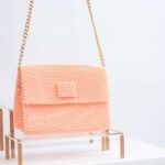 Pink Beaded Cross Body Handbag