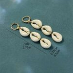 Ear Buckle Shell Earrings Long