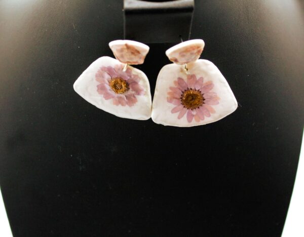 Flower Printed Earrings