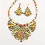 Boho Style Colorful Braided Rope Necklace Set