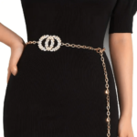 Elegant Sparkly O-Ring Waist Chain