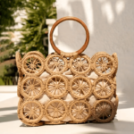 Vintage Straw Woven Tote Bag
