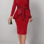 Elegant Two-piece Skirt Set